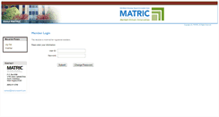 Desktop Screenshot of mymatric.com