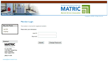 Tablet Screenshot of mymatric.com